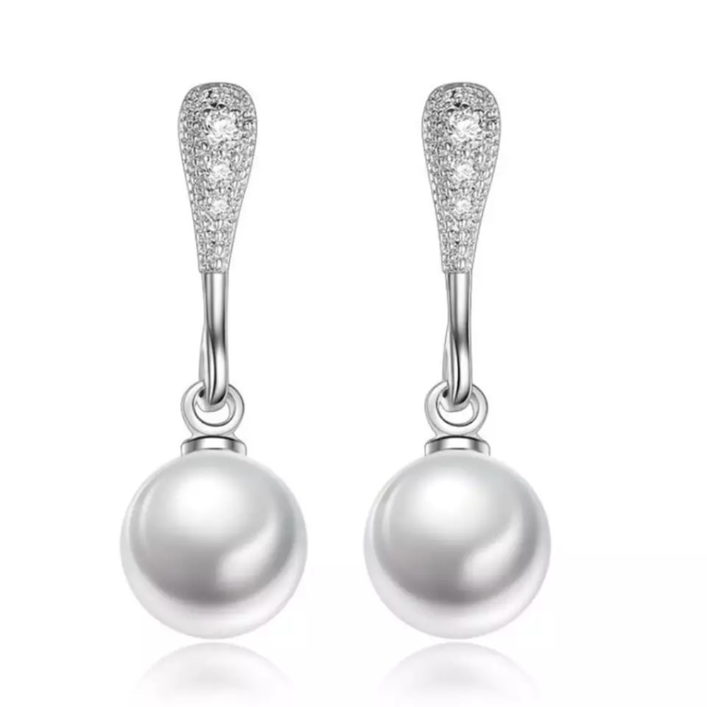 925 Sterling Silver Drop Earrings